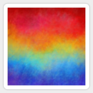 Colorful Transitional Warm Cool Abstract Sticker